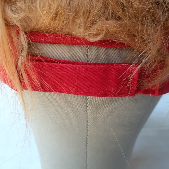 New Trump 2024 - Trump Hair - Red Baseball Cap - Adjustable Fit - Picture 5 of 12